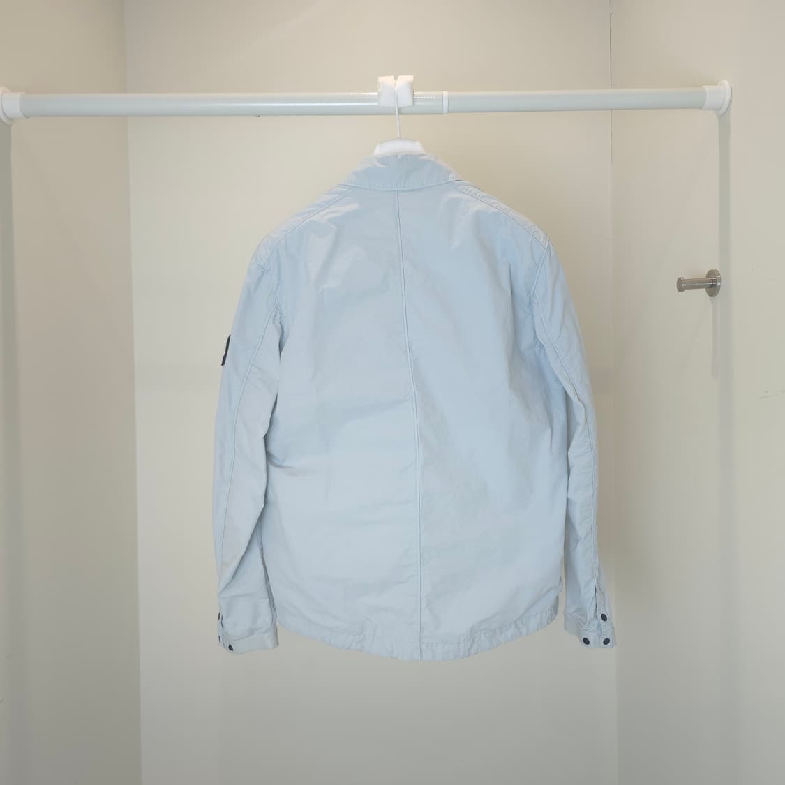 [중고/정품] 스톤아일랜드 나슬란 오버셔츠 라이트그레이 상품이미지2