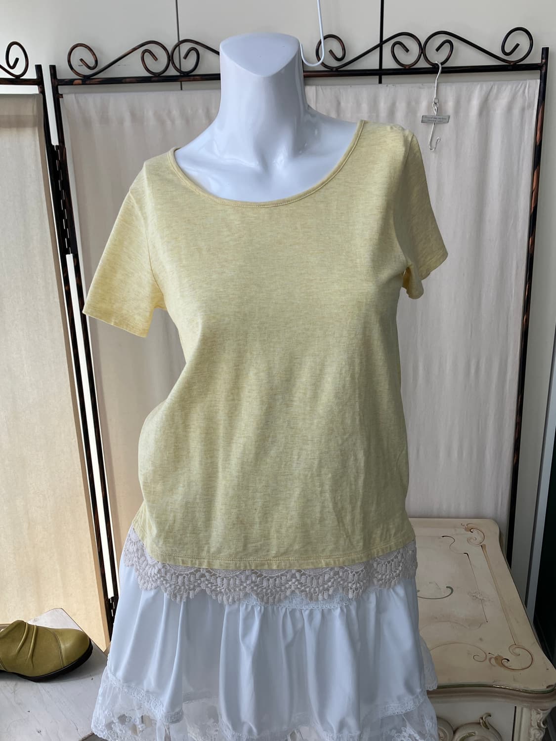 lemoncore crochet mori half t-shirt 상품이미지1