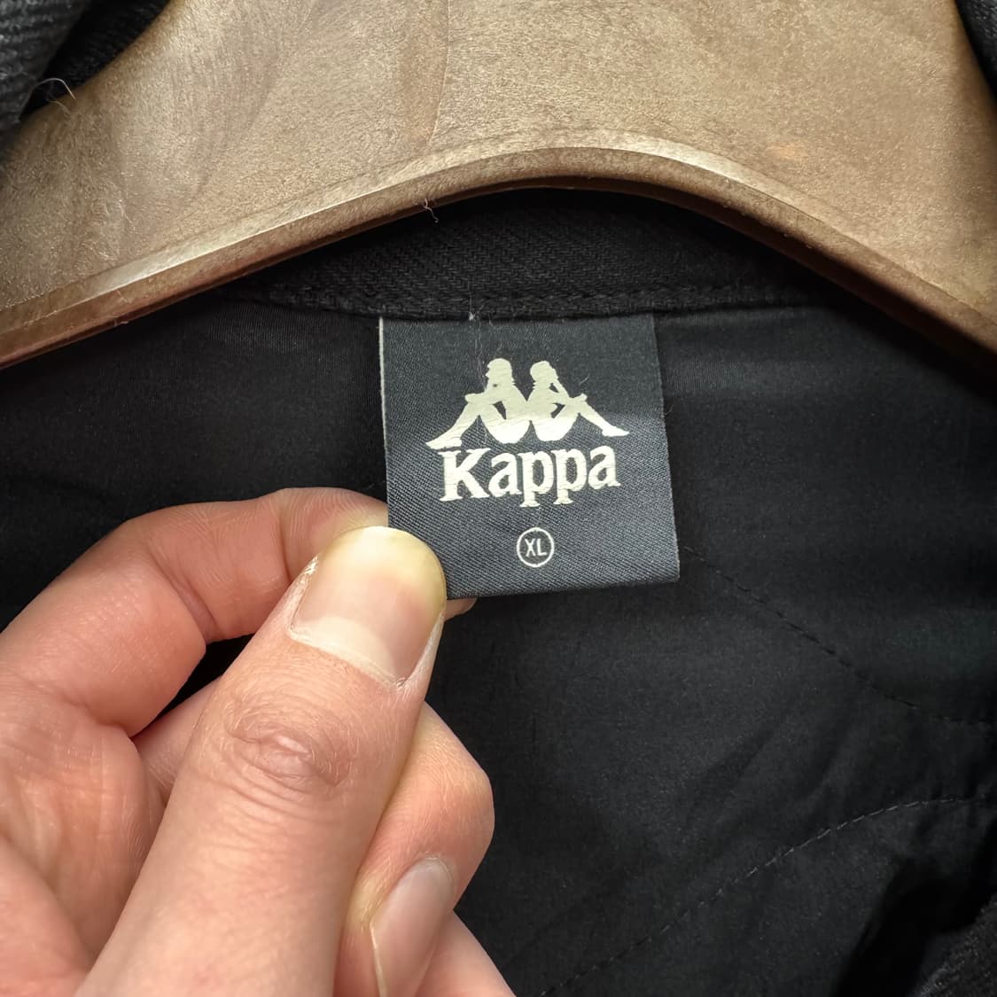 카파 X GU 롱 셔츠 자켓 전면 빅로고 빅포켓 포인트 블랙 상품이미지7