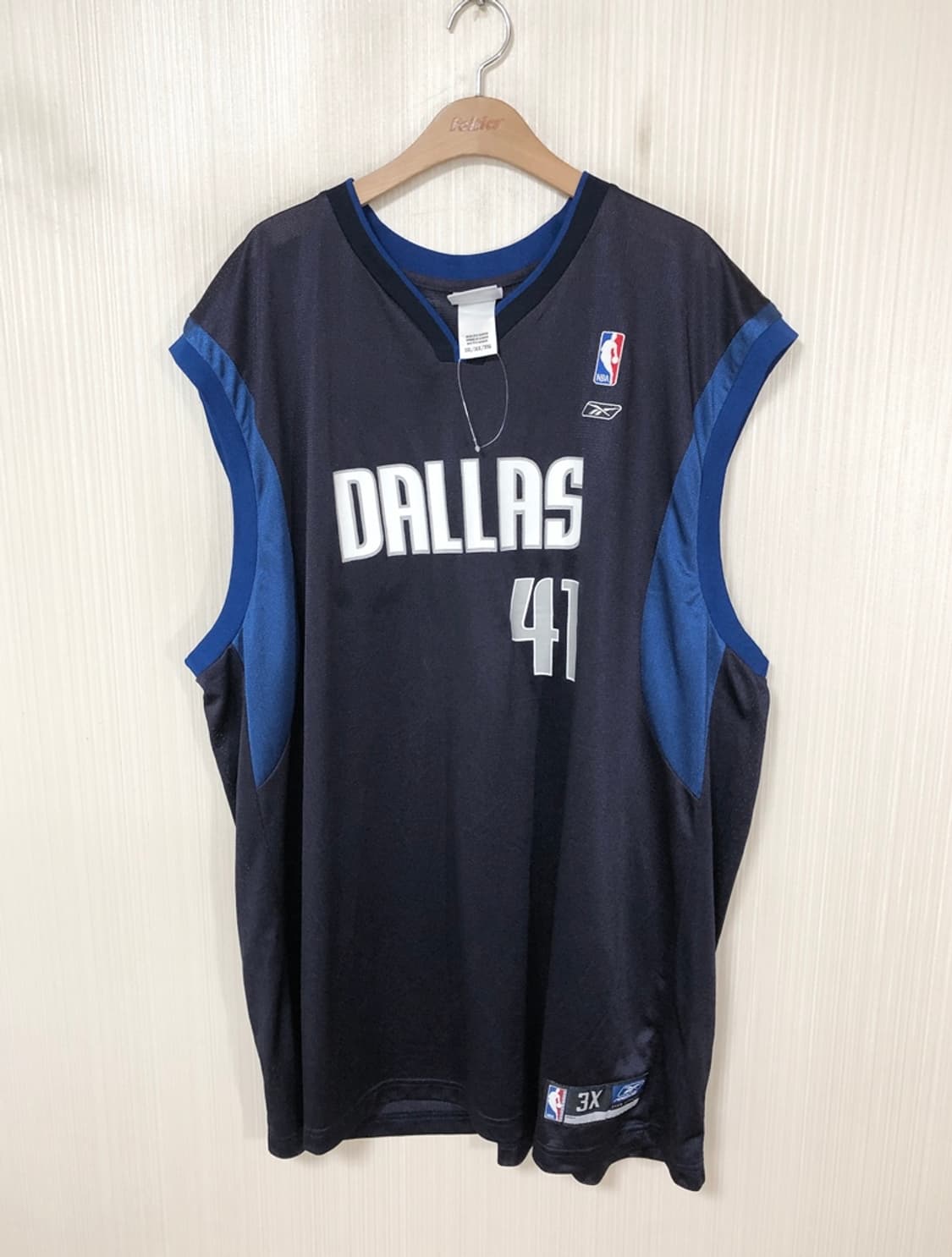 NBA 리복 댈러스메버릭스 유니폼/올드져지 3X #41 노비츠키 상품이미지1