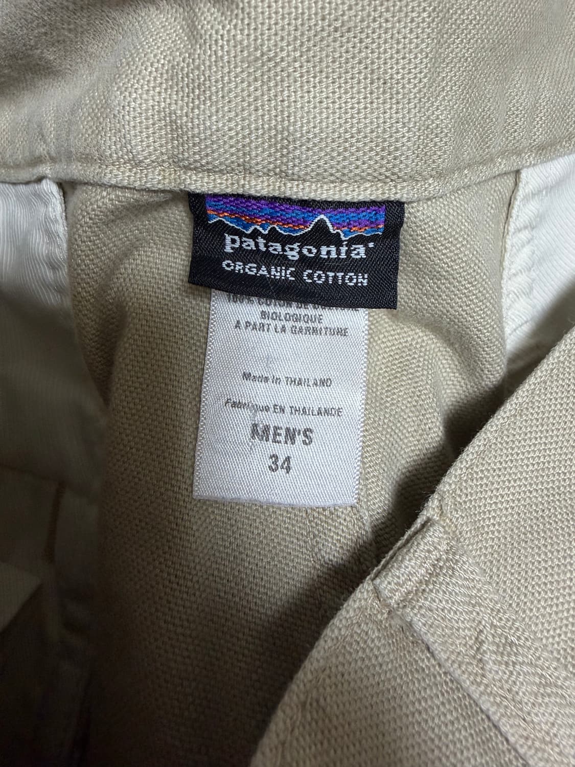34in)파타고니아 오가닉 코튼팬츠 카키베이지 상품이미지4