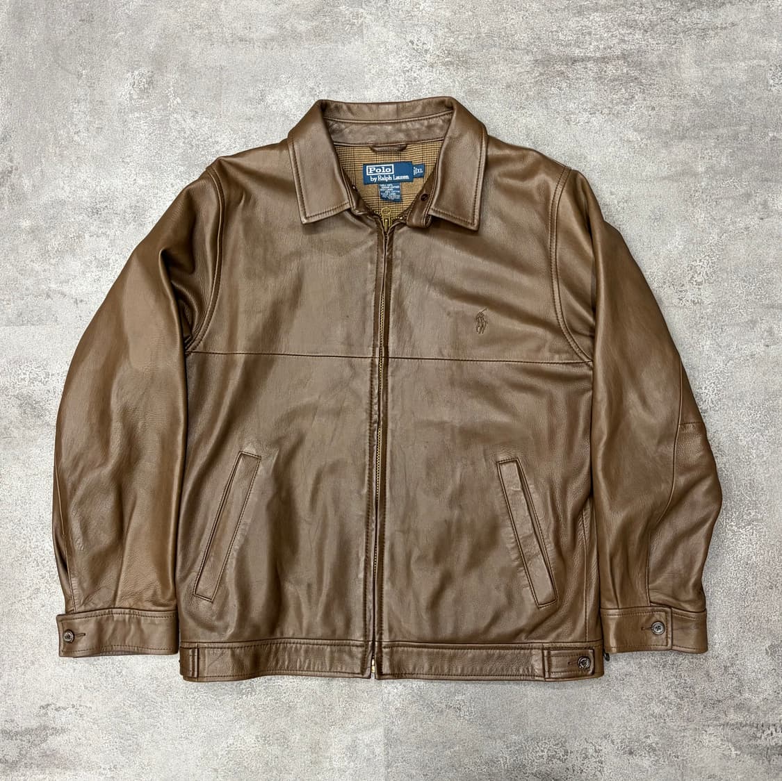 폴로 랄프로렌 맥스웰 브라운 양가죽 자켓 상품이미지1