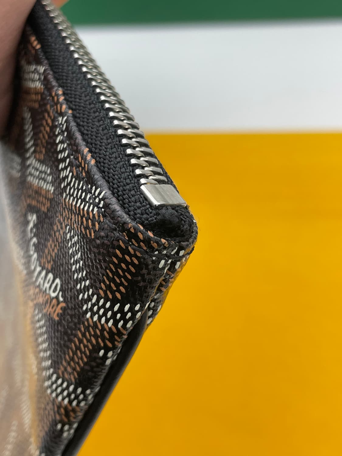 [ 풀구성 / 새상품급 ] 정품 고야드 세나 GM 클러치백 블랙 상품이미지7