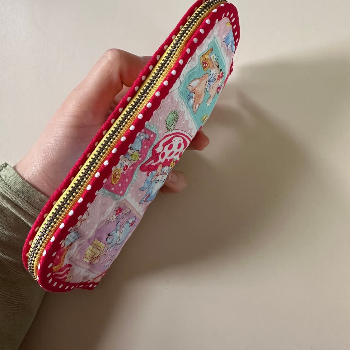 마츠야마 원단 필통 / 퀼트 필통 / 핸드메이드 상품이미지4