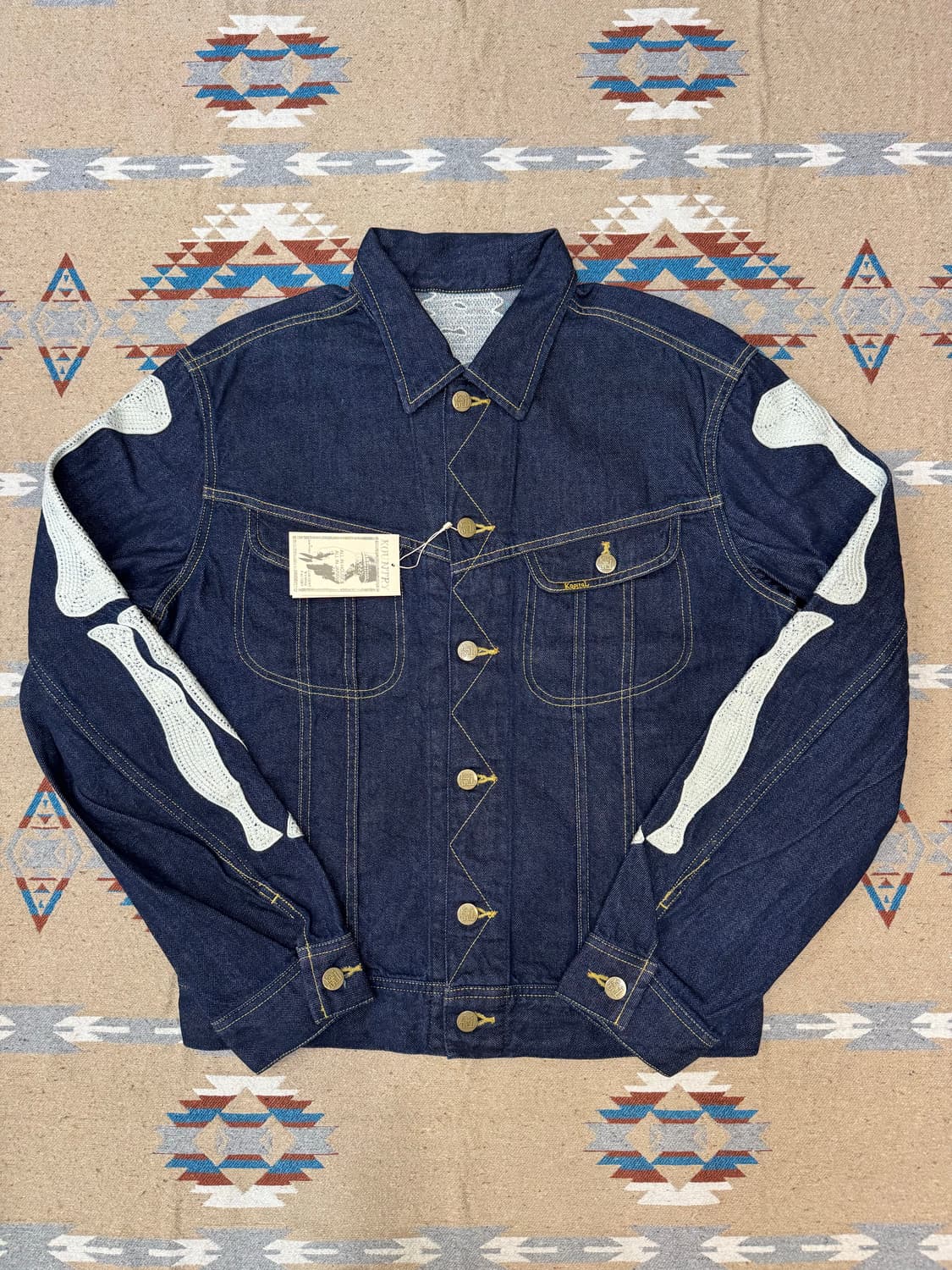 [44][M] 캐피탈 11.5온즈 데님 멕시칸 턱시도 웨스터너 본 자켓  상품이미지6