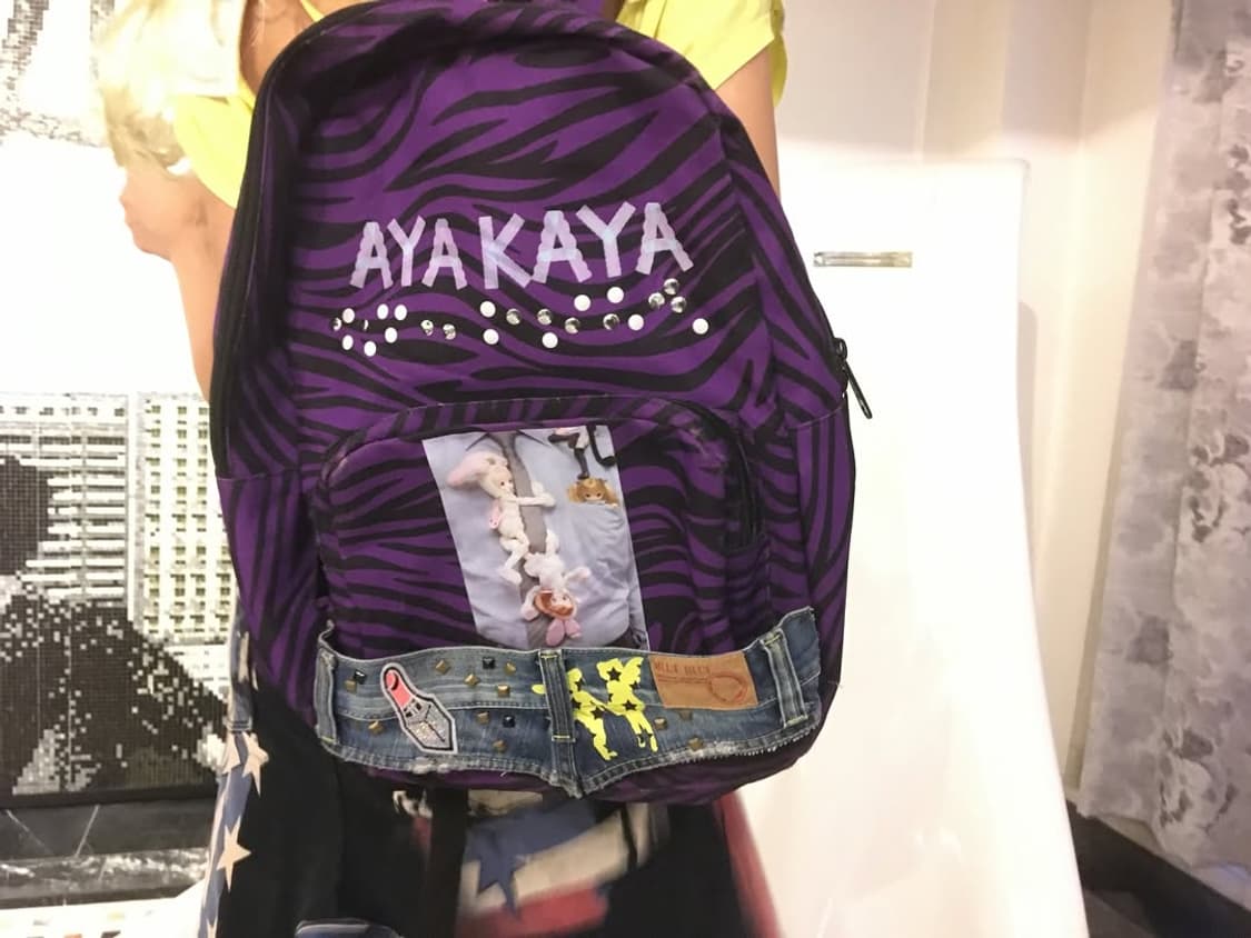 Purple zebra backpack 상품이미지3