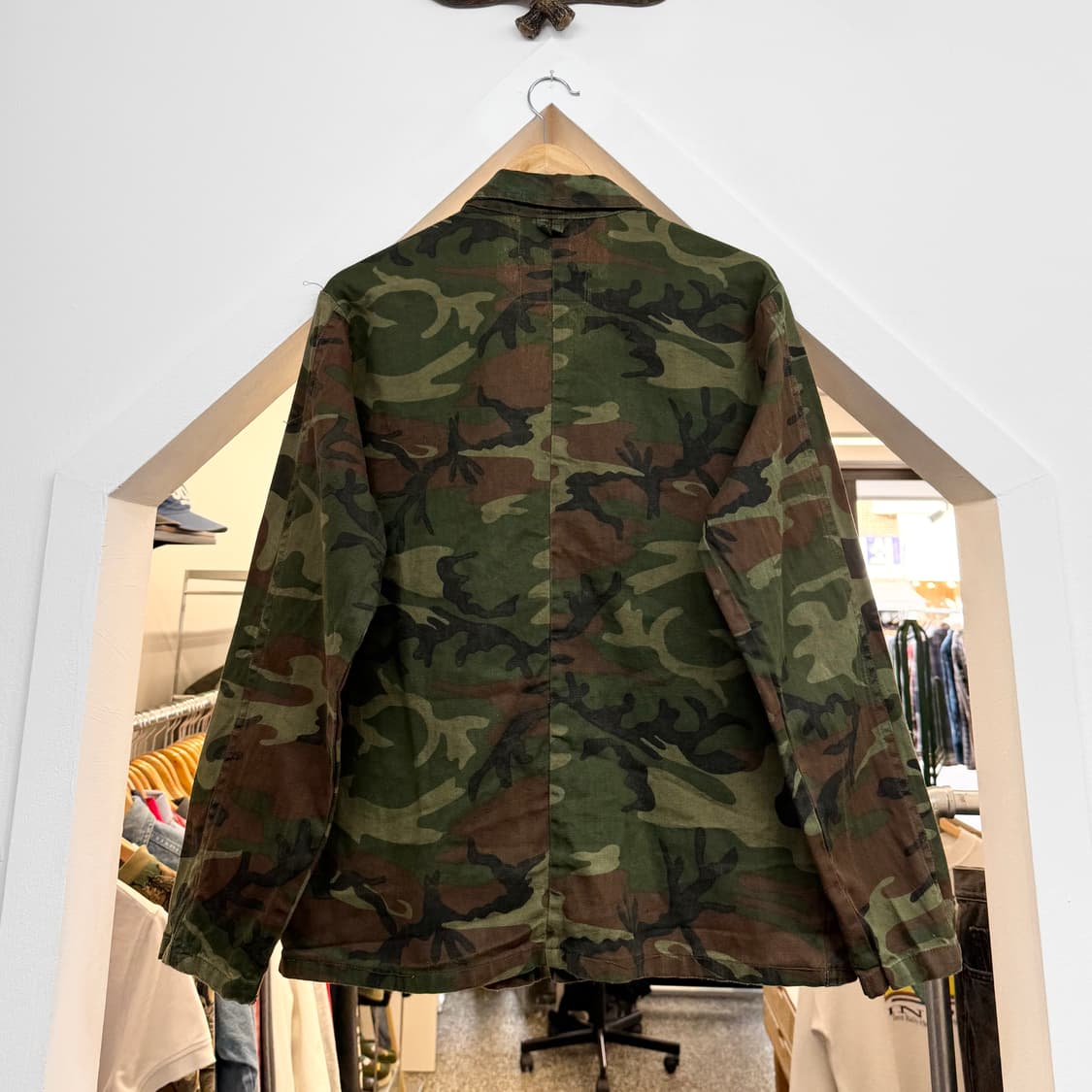 70s Game Winner 우드랜드 카모 셔츠 자켓 made in US 상품이미지4