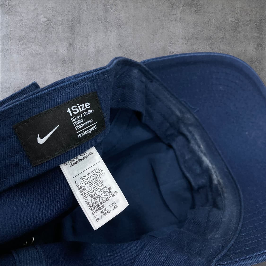 나이키 퓨추라 로고 네이비 볼캡 상품이미지5