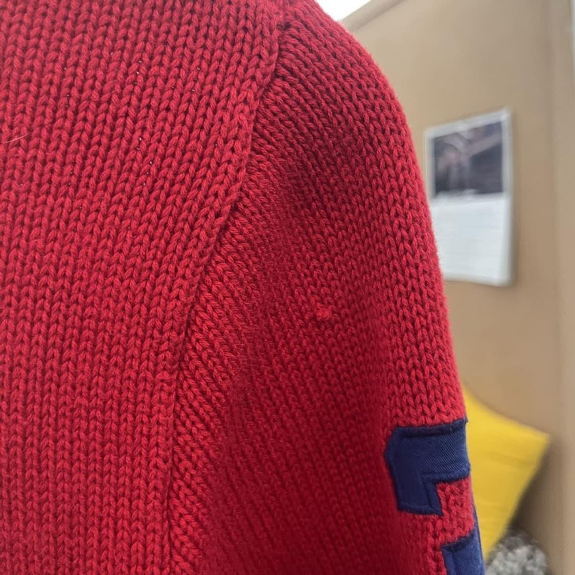 폴로 랄프로렌 빈티지 레트로 하이틴 반집업 니트 M C09793 상품이미지6