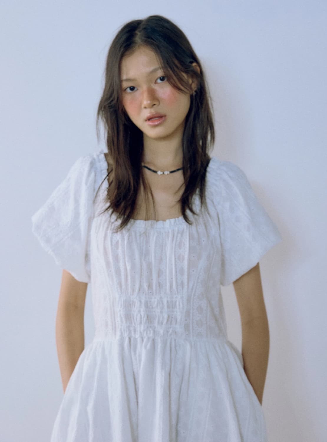 호쿠스포쿠스 Cherry Puff Dress 체리 퍼프 드레스 원피스 상품이미지5