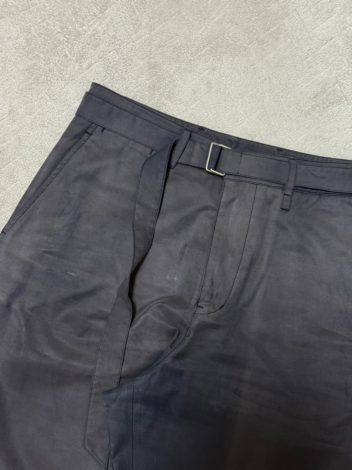 지용킴 23SS 선블리치드 벨티드 슬랙스 M 상품이미지3