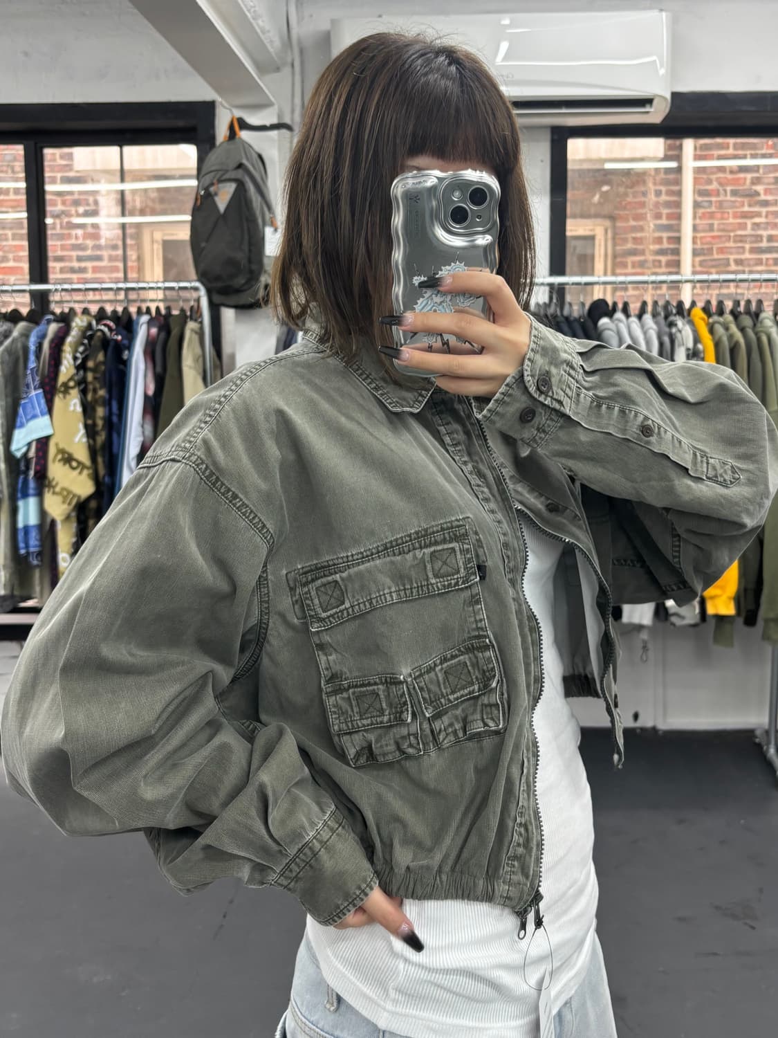 VTG 멀티포켓 크롭 데님자켓 상품이미지3