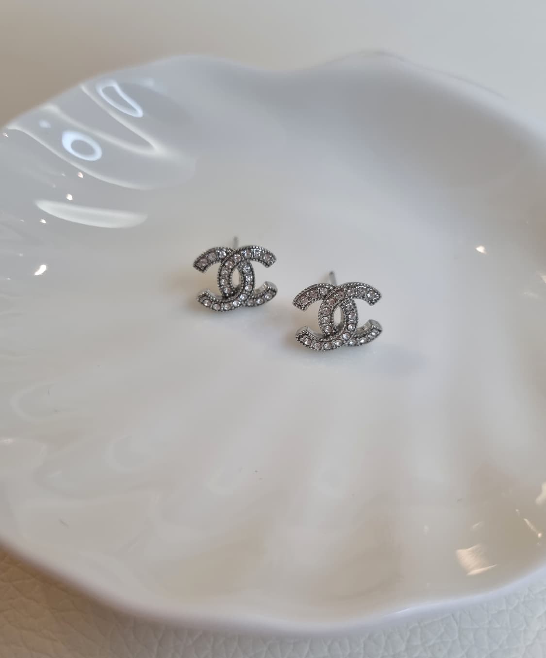 샤넬 실버보석CC 귀걸이 실버 업사이클링 상품이미지3