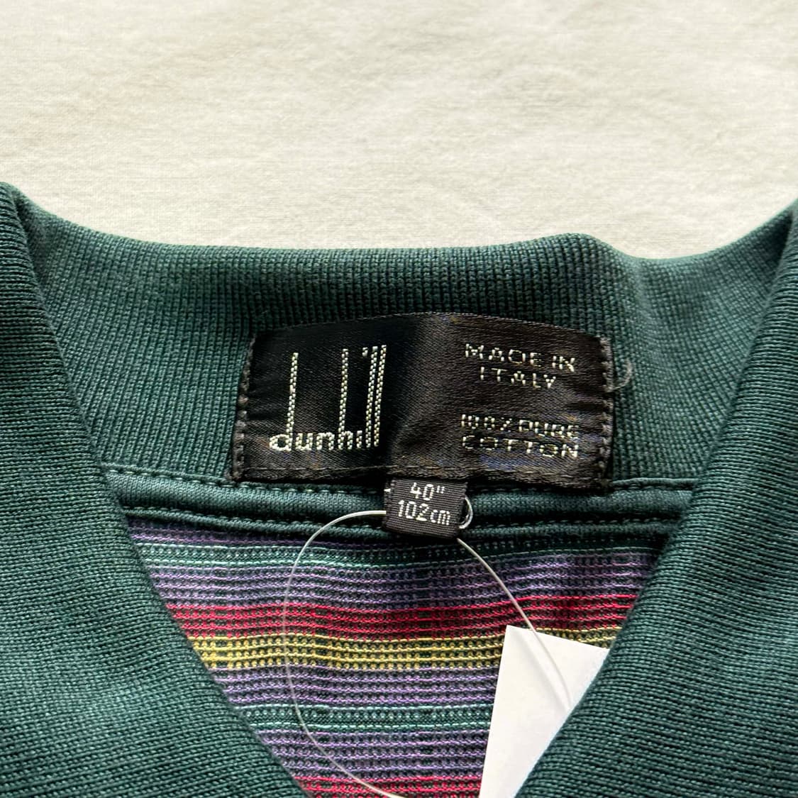90s dunhill 퓨어 코튼 긴팔 티셔츠 상품이미지4