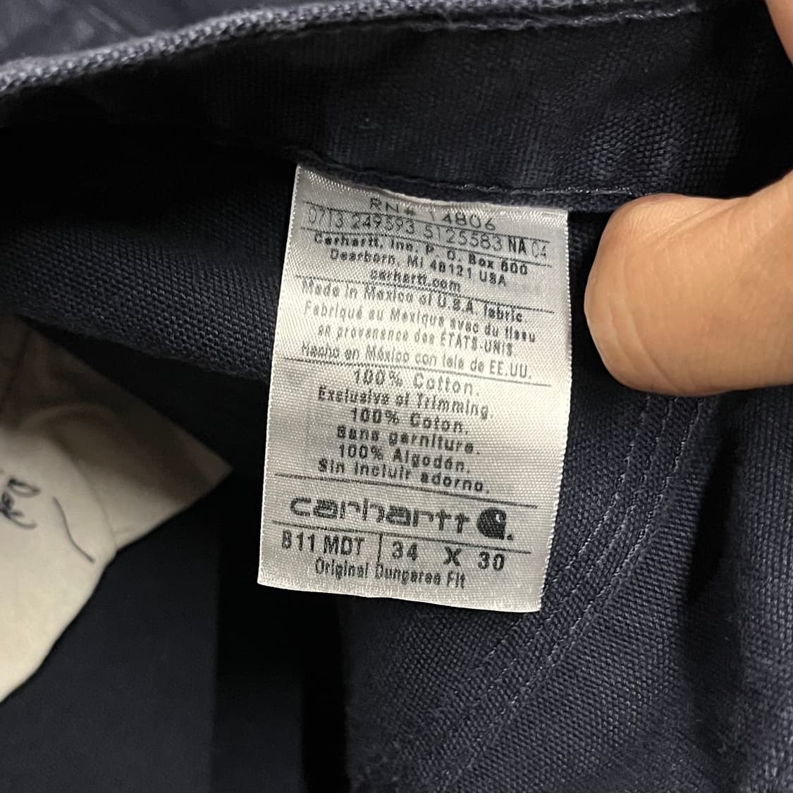 Carhartt B11 카펜터 팬츠 (33“) 상품이미지6