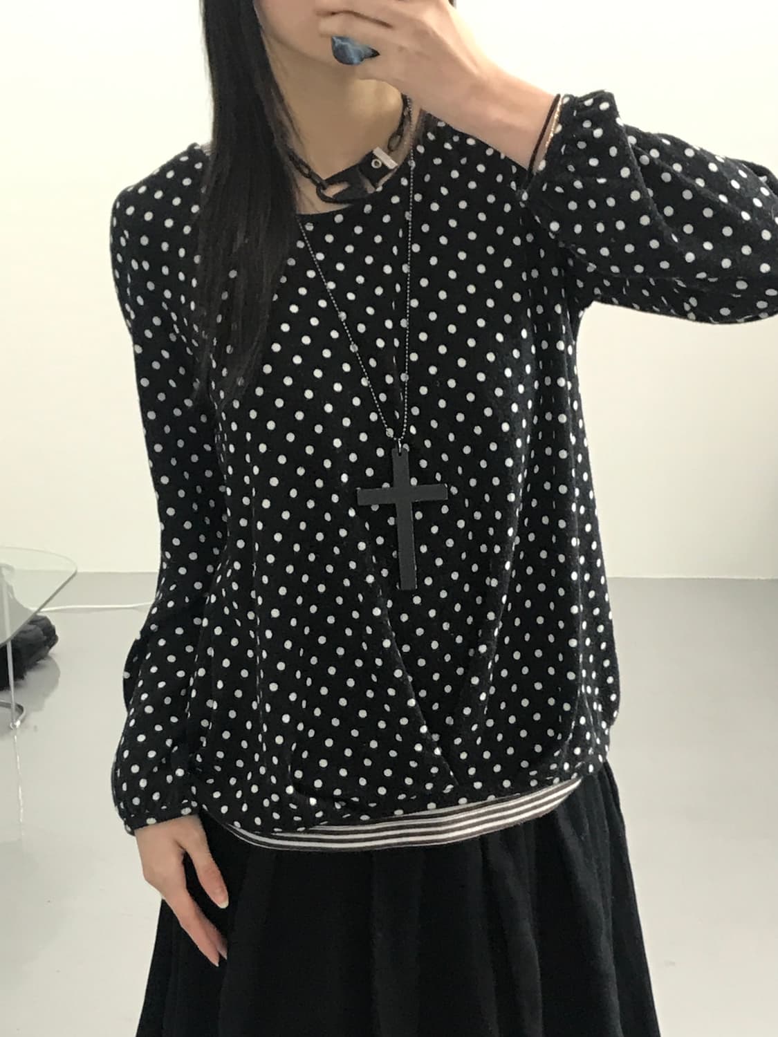 Natural Beauty Basic Dotted Long Sleeve 상품이미지3