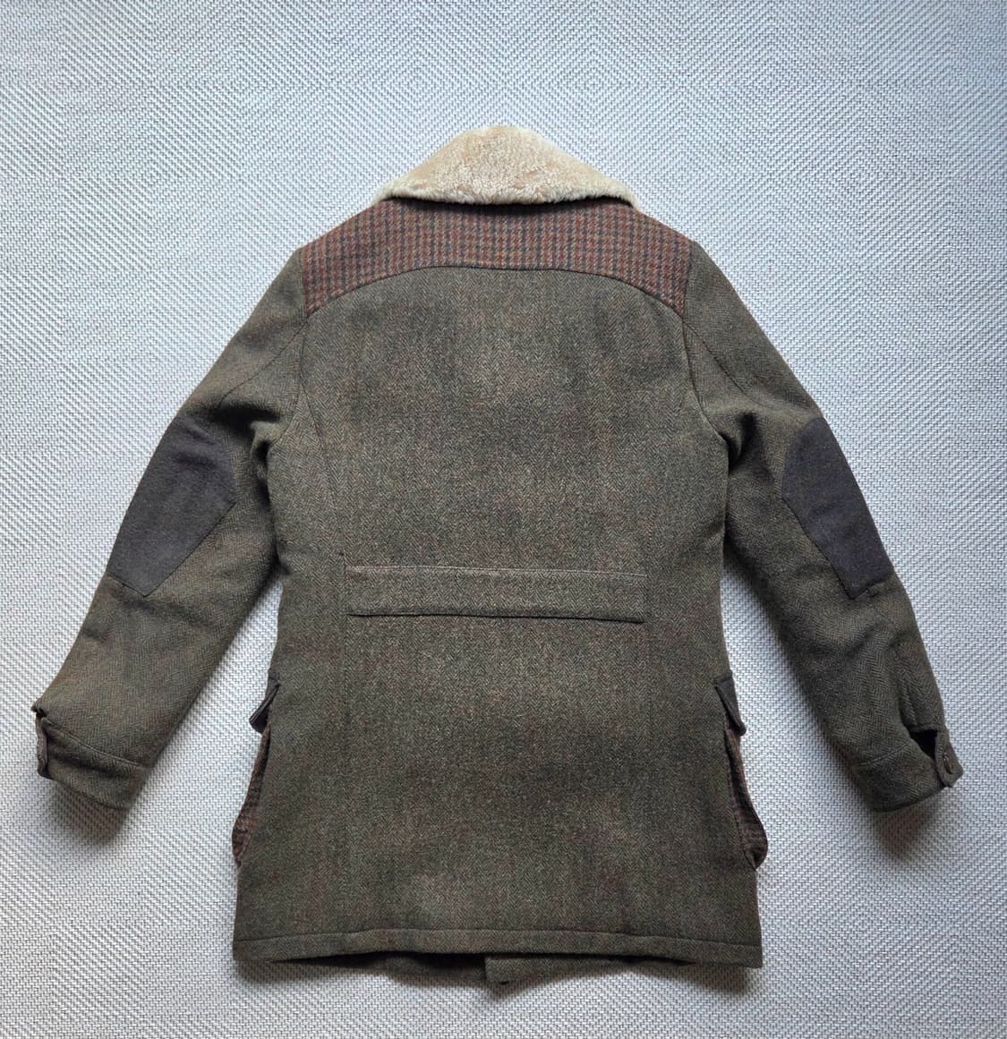 커스텀멜로우 헤링본 코트 100 상품이미지5