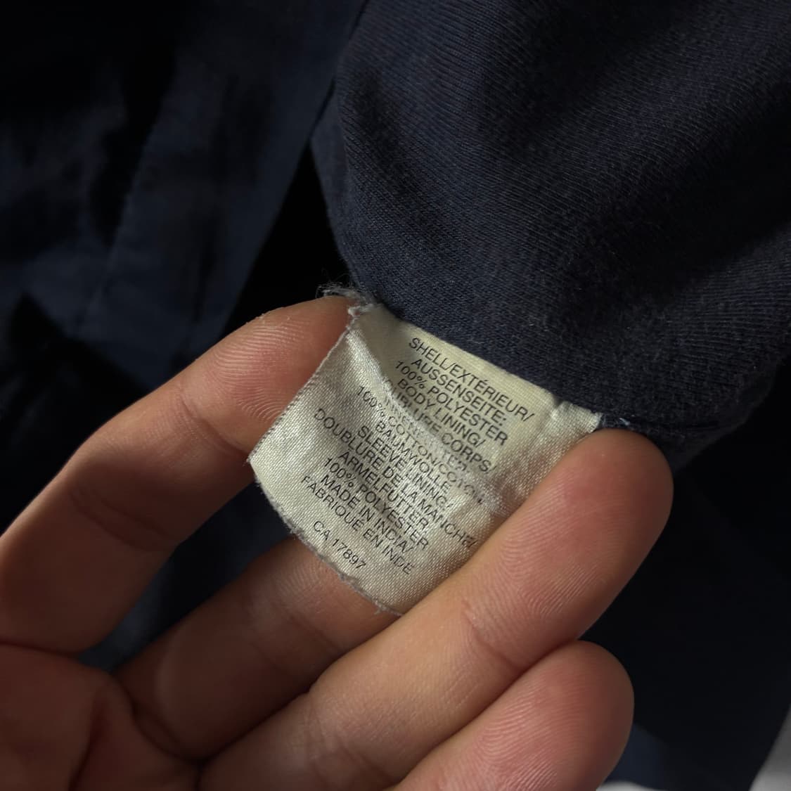 Gap  갭 폴리쉘 네이비 윈드브레이크 자켓  상품이미지5