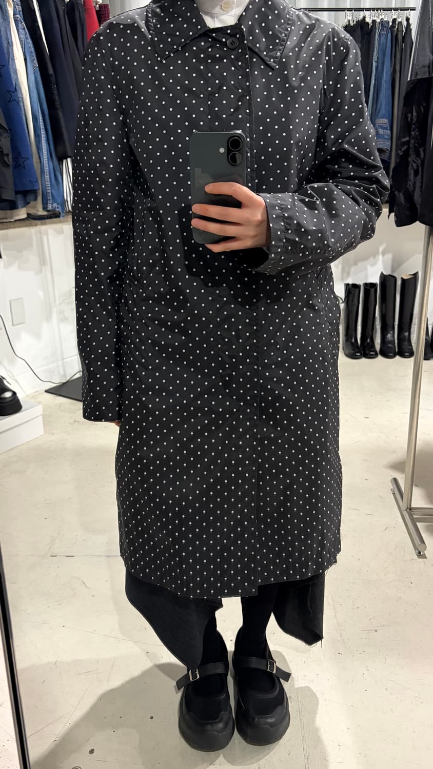 Polka Dot Nylon Coat 상품이미지10