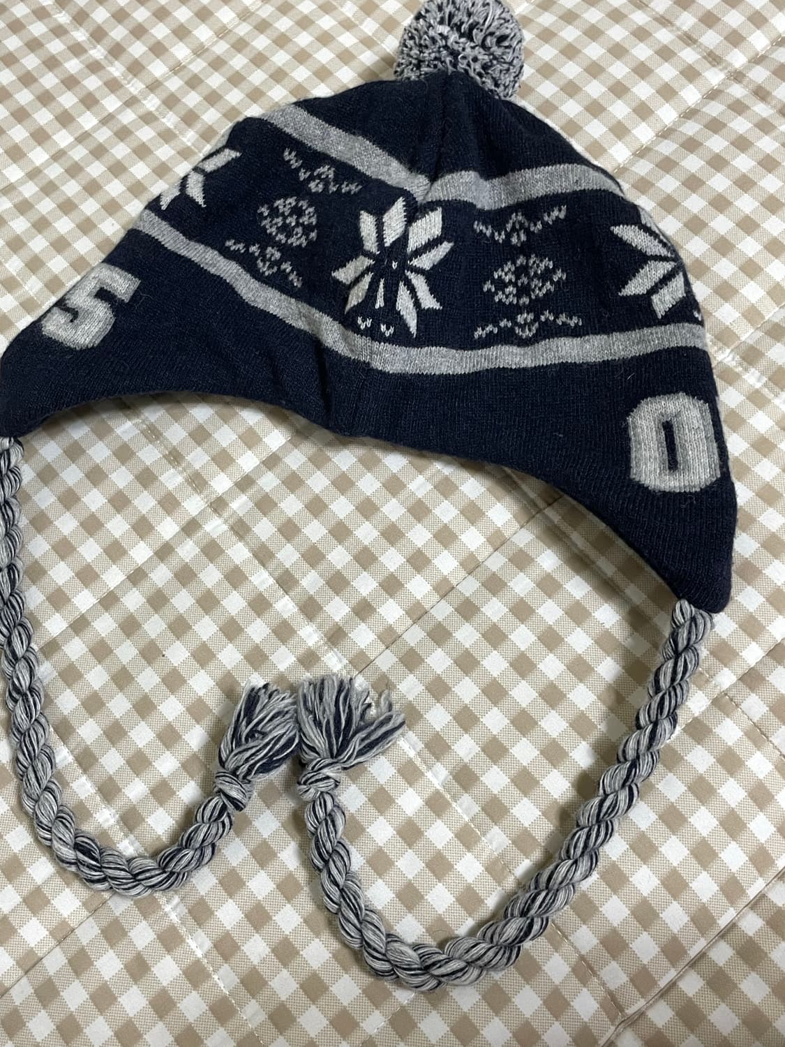 오헤시오 비니 BELL EARFLAP BEANIE (NAVY) 상품이미지2