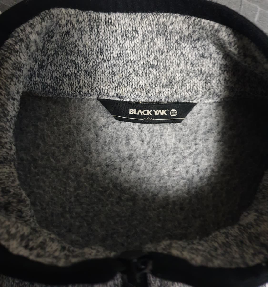 블랙야크 기모 후리스 집업자켓 그레이 (100) 상품이미지4