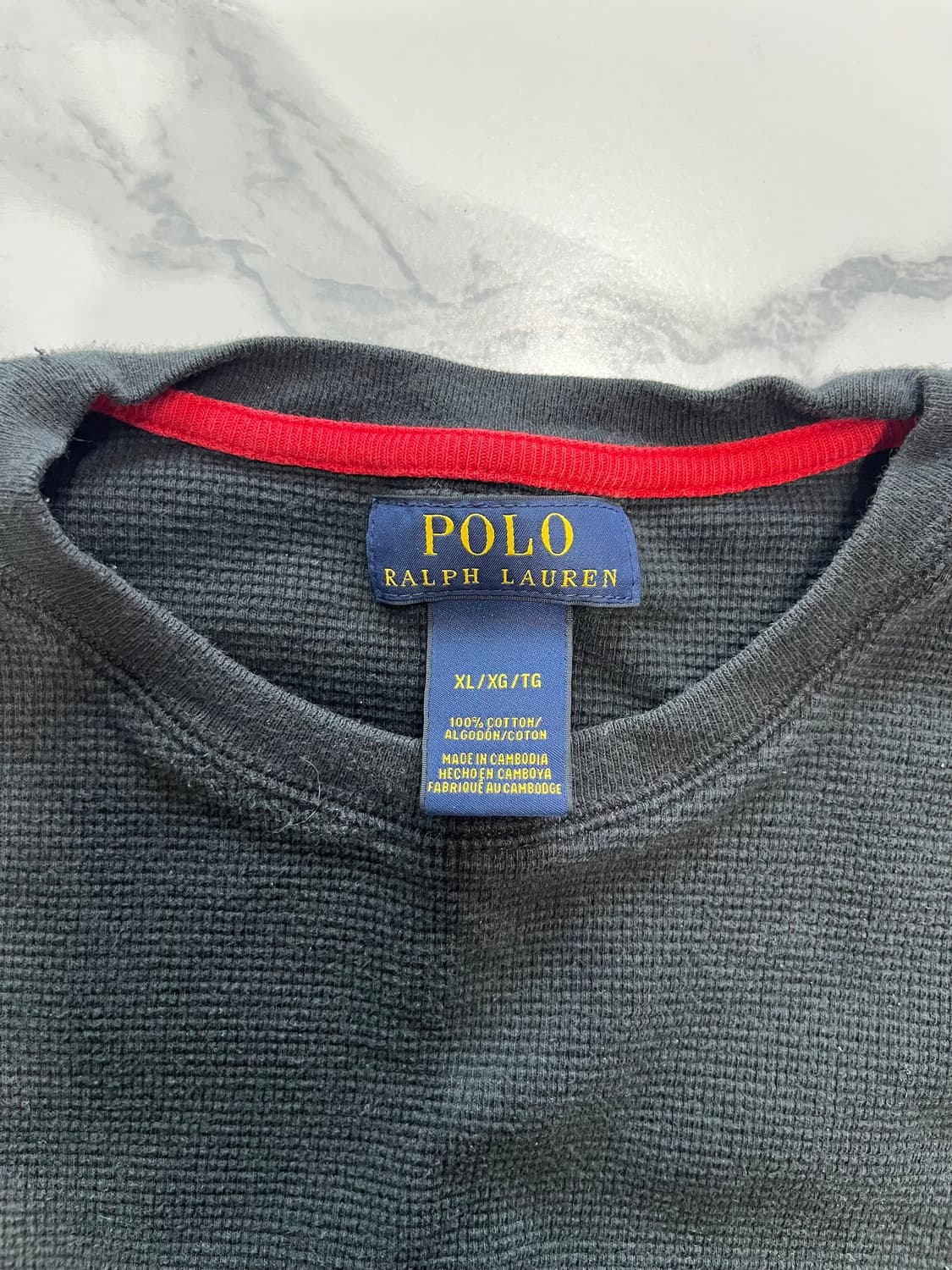 폴로 와플 니트 XL  상품이미지2