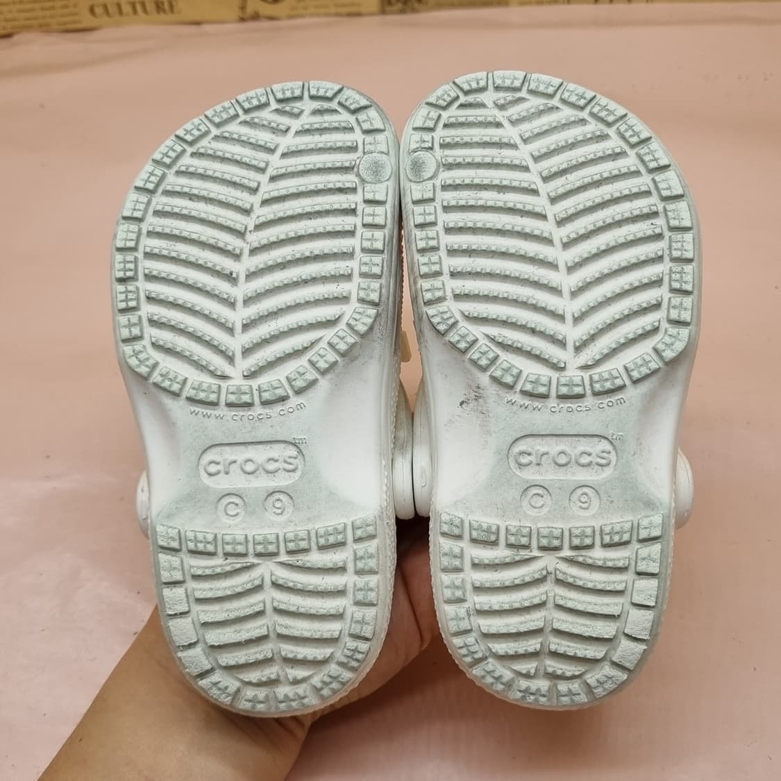 크록스 화이트 아동샌들c9 155  상품이미지3