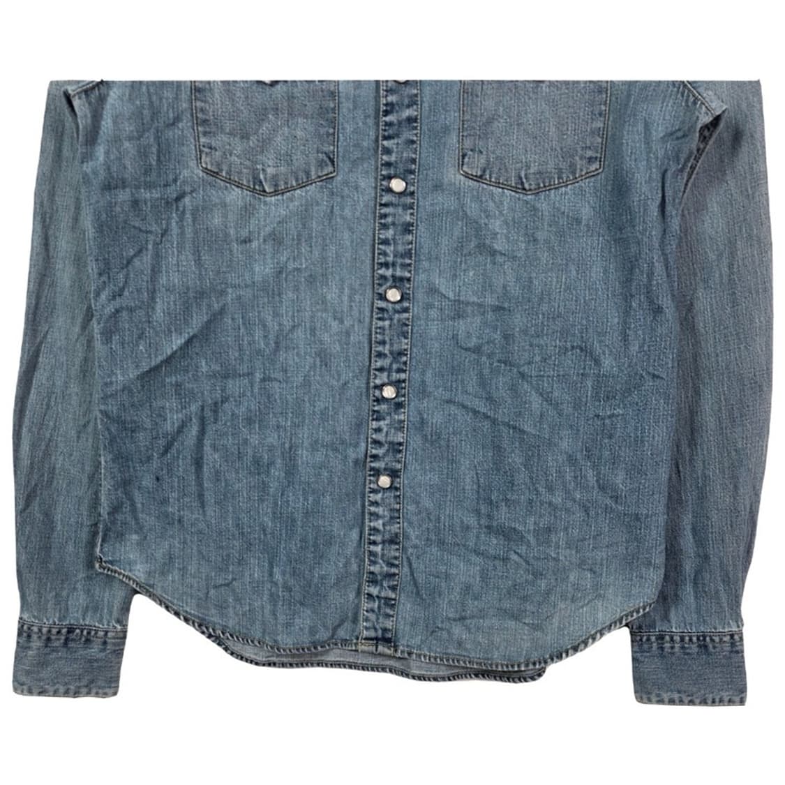 리바이스 웨스턴 데님 셔츠 청남방 M 상품이미지4