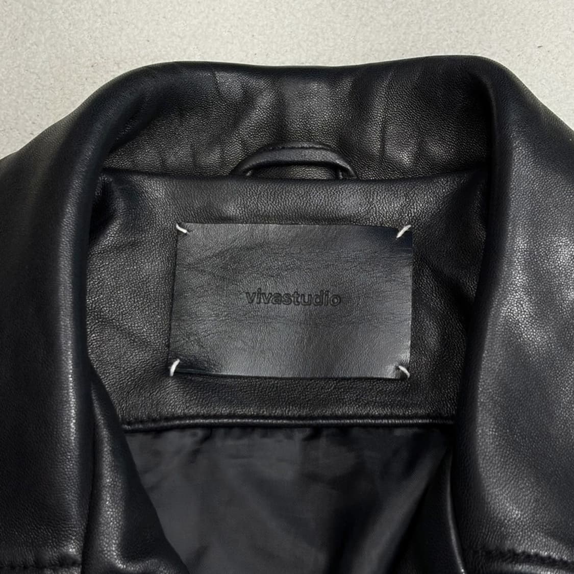 VIVASTUDIO 레더 라이드 자켓 L 상품이미지4
