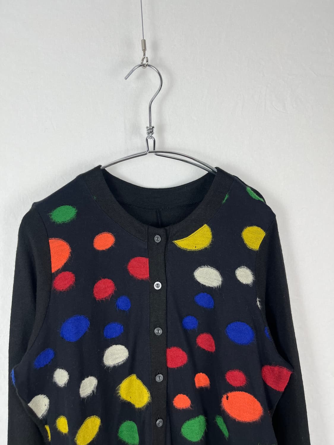 Vintage (maede in japan) 도트 가디건  상품이미지4