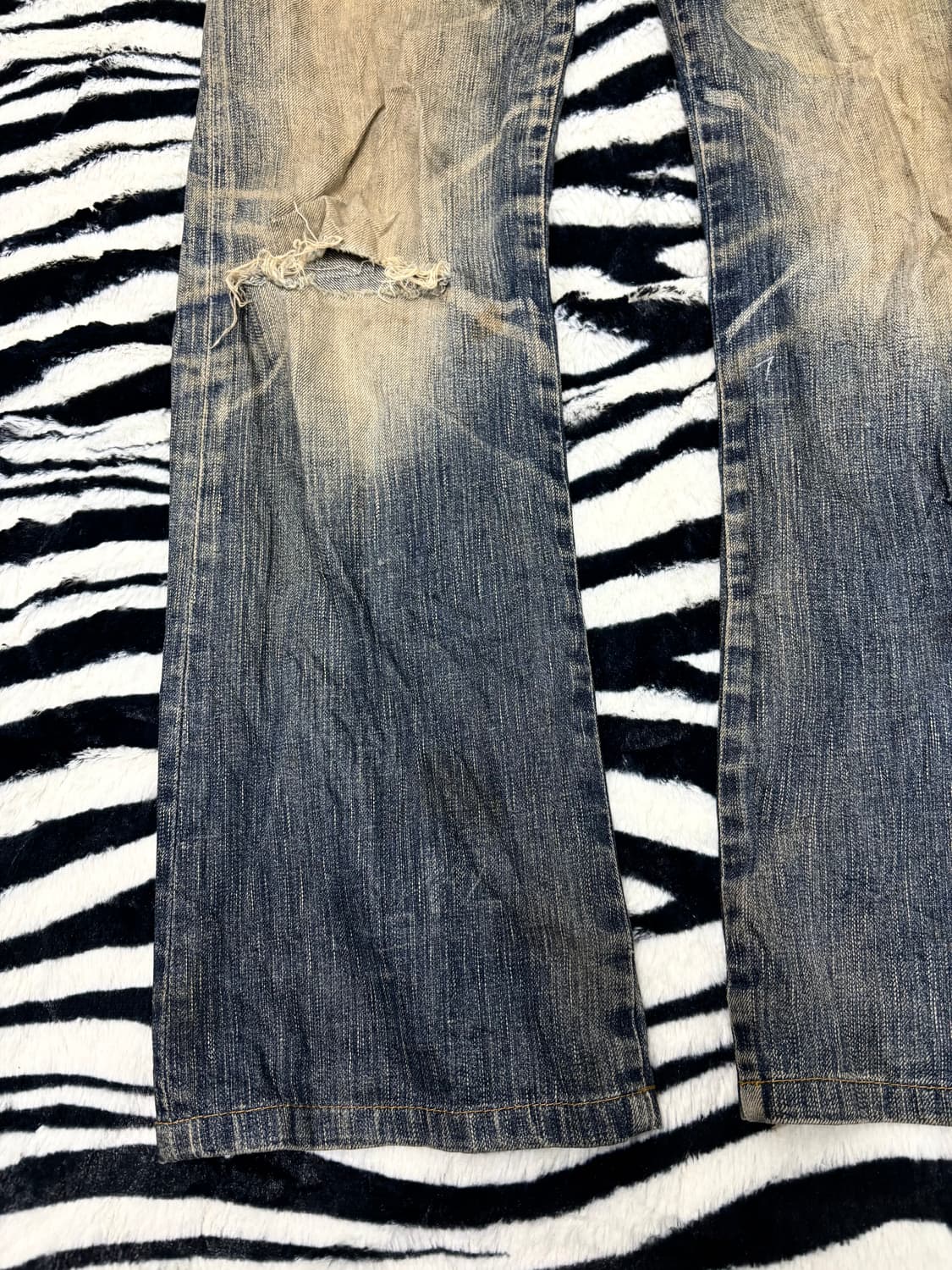 [Edwin 503]Y2K Grunge Washed Loose Fit P 상품이미지6