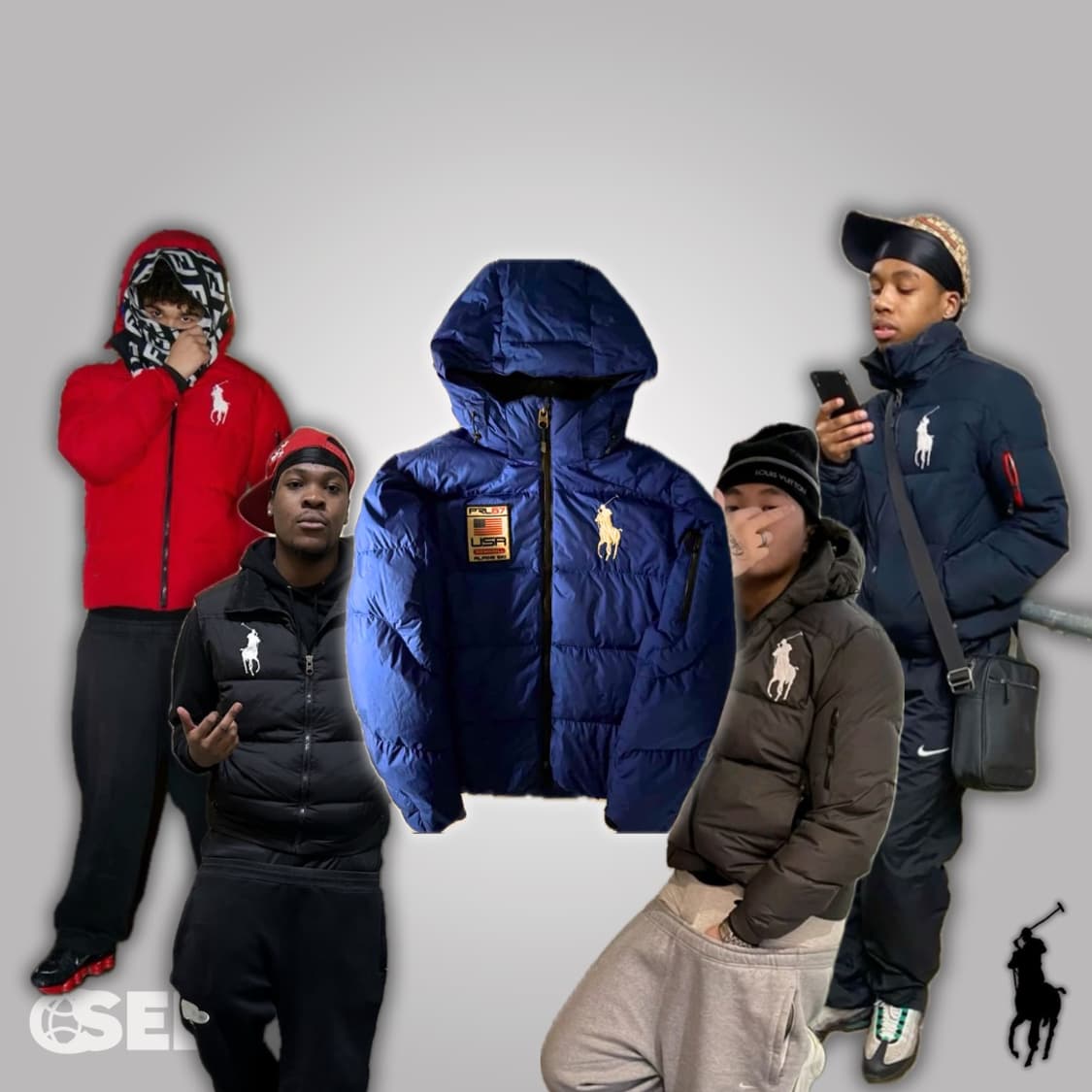 폴로 빅포니 usa 패딩 상품이미지2