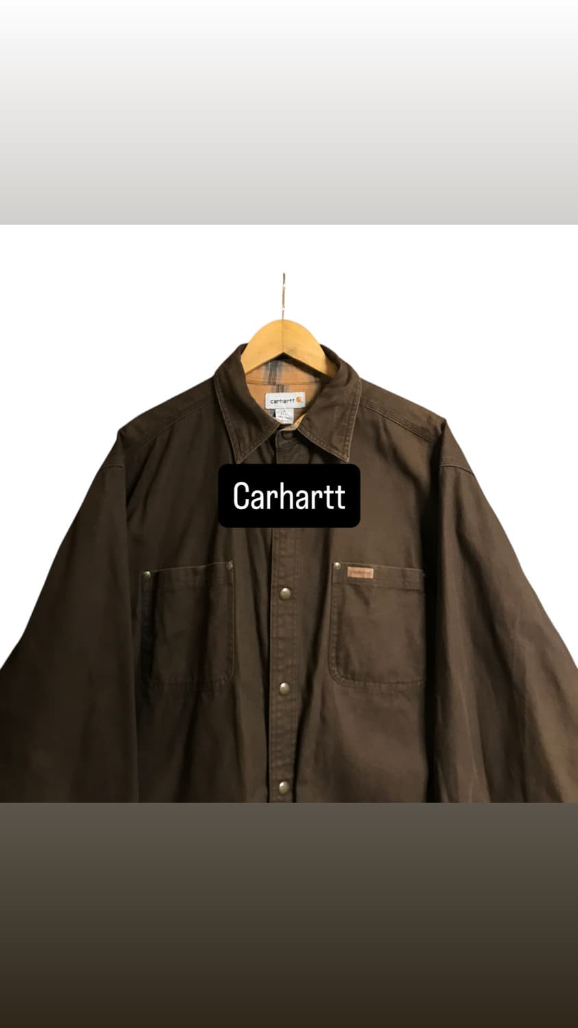 칼하트 캔버스 블랑킷 커버울 워크 셔츠 자켓 상품이미지1