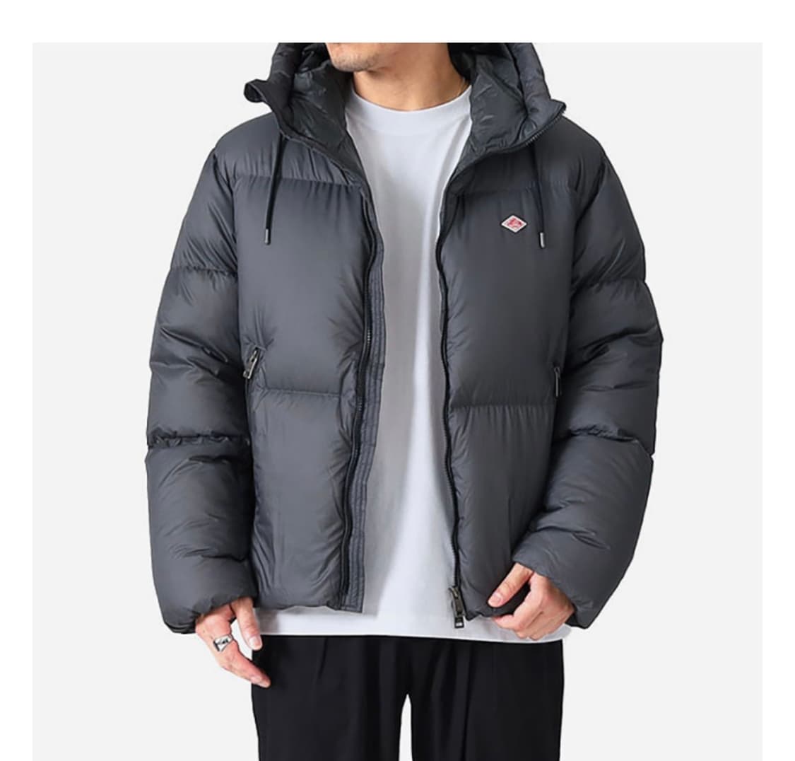 (구해요) 단톤 24fw 마이크로 립스탑 다운 후드 자켓 상품이미지1