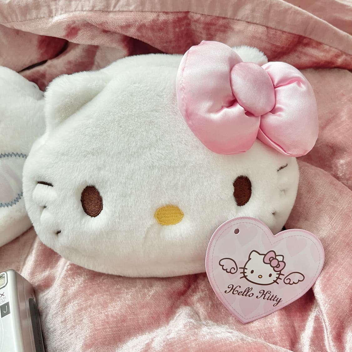 산리오 정품 새상품 헬로 키티 엔젤 유메미루 천사 핑크 블루 파우치 디카 상품이미지3