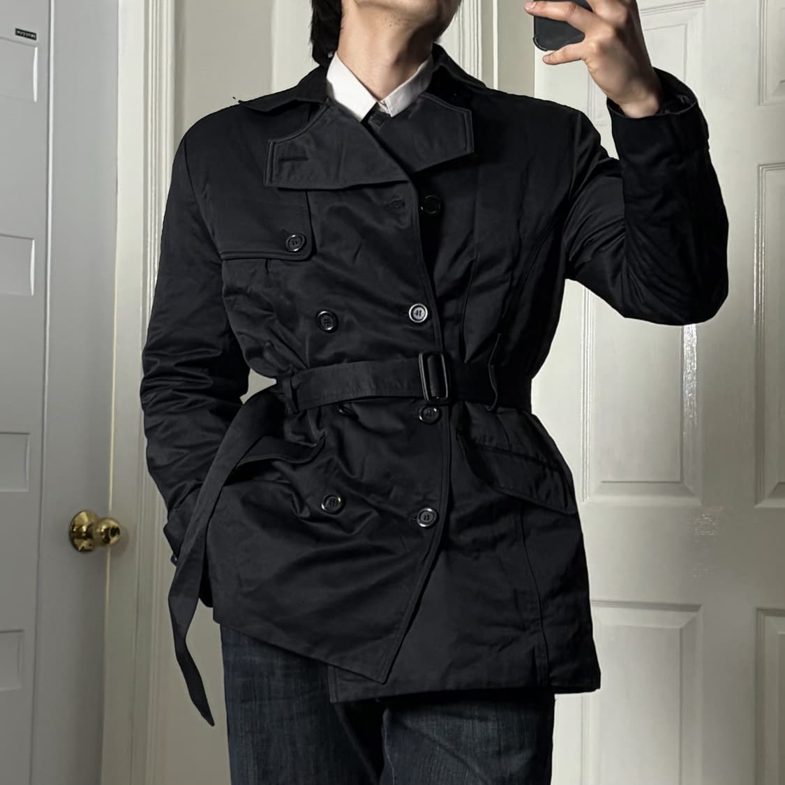 Geni us 트렌치코트 하프코트 상품이미지2