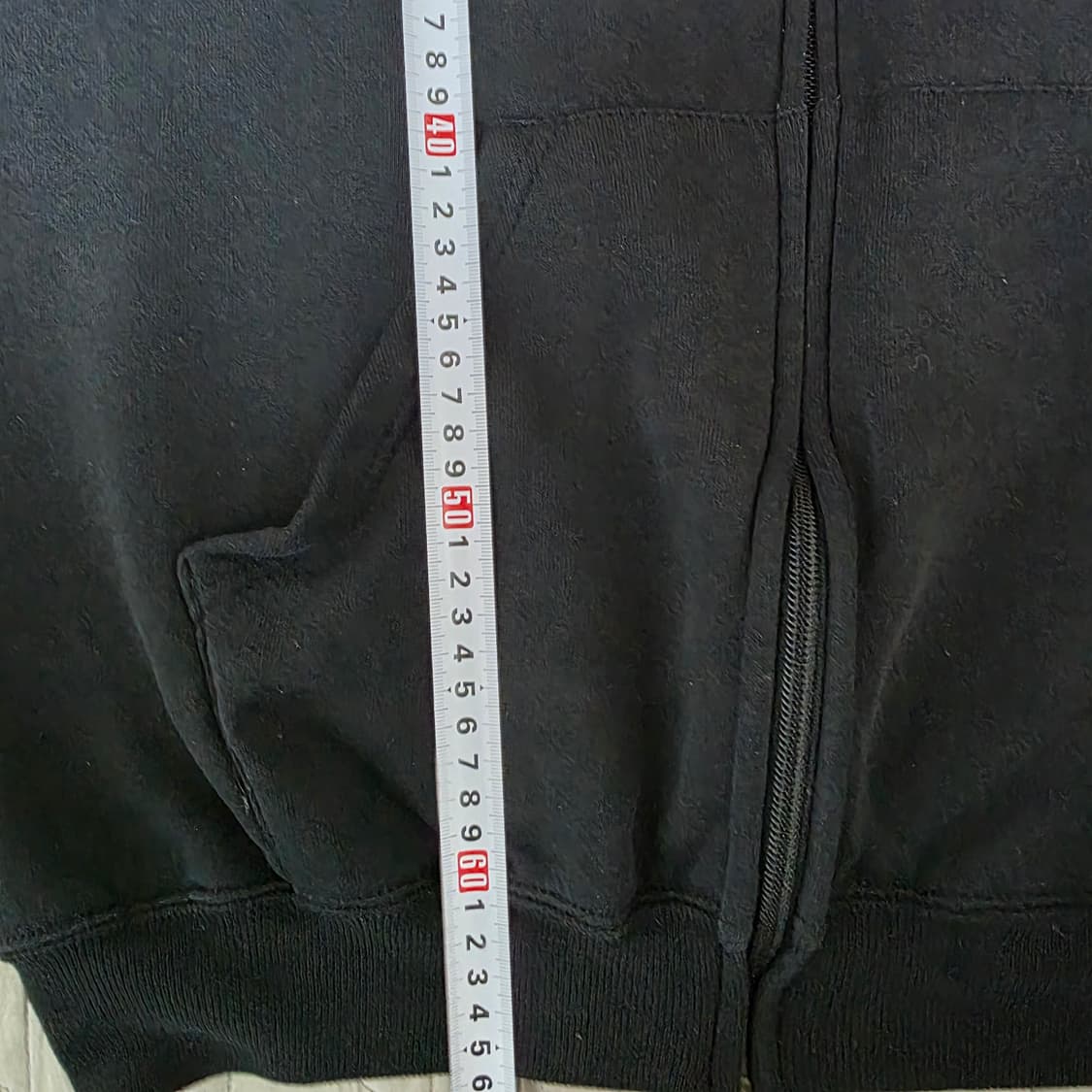 [M] 90s 러셀 애슬레틱 후드집업 블랙 ver. 하드페이드 상품이미지8