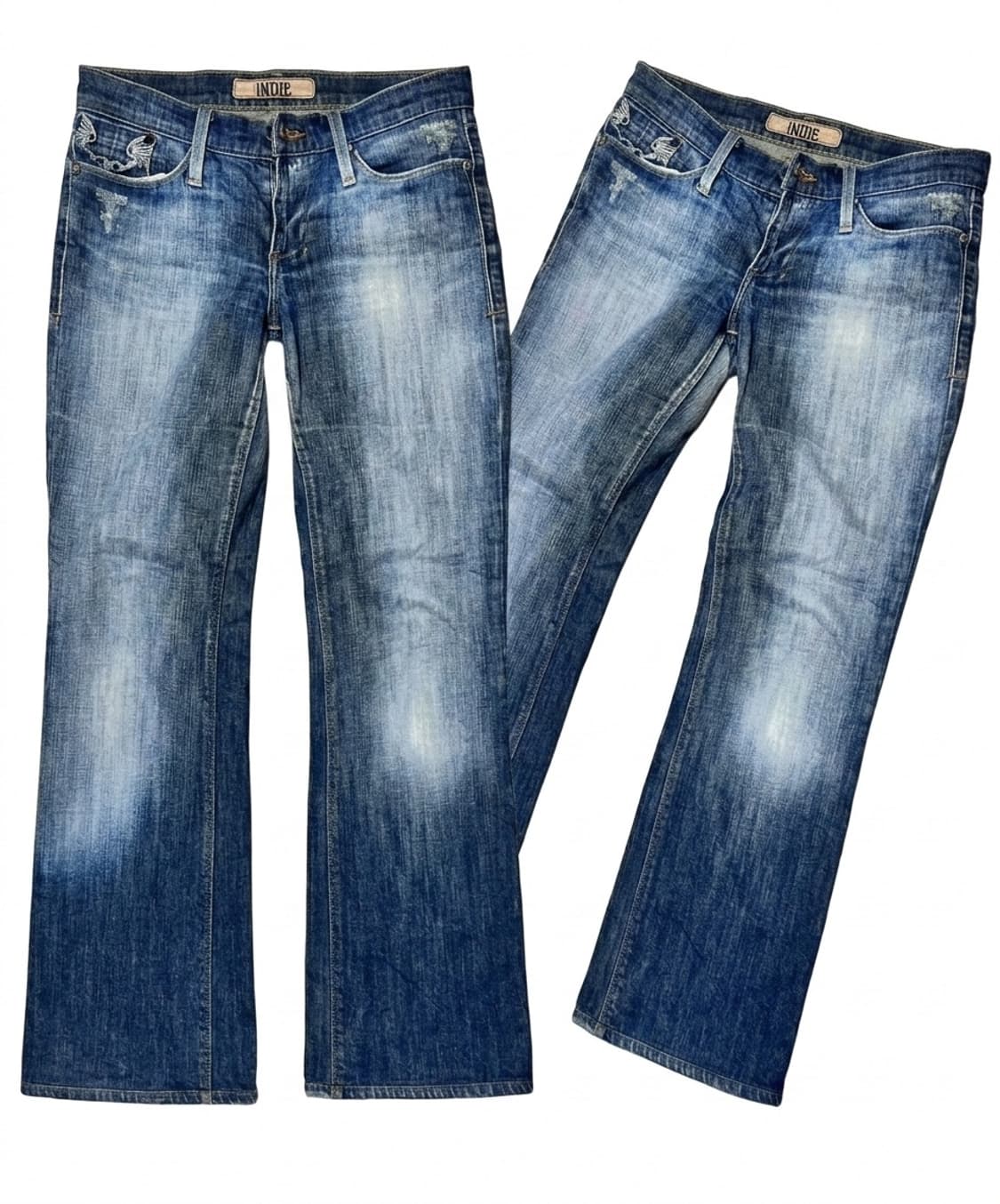 로우라이즈 워싱 팬츠 상품이미지1