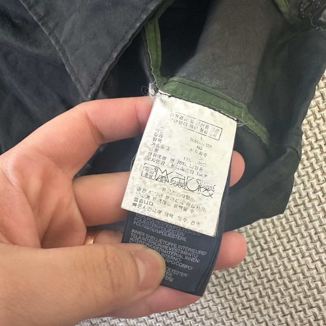 L 타미힐피거 후드 사파리 자켓 0421D 상품이미지3