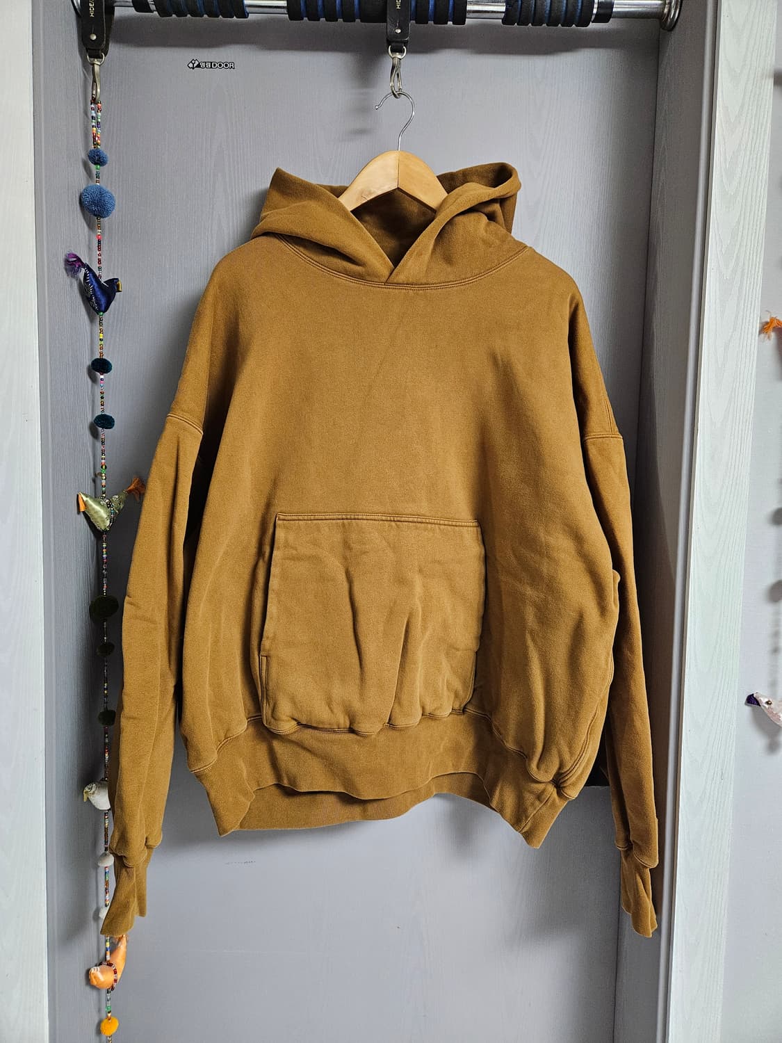 이지갭 YZY 갈색 후드티 XXL 칸예웨스트 상품이미지1