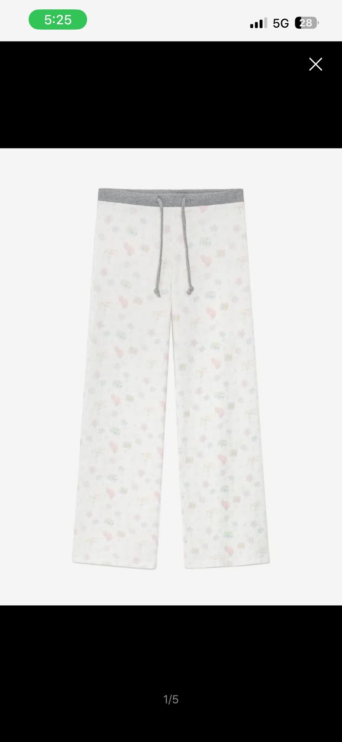 글로니 CONTRAST DREAMY WAFFLE PANTS 상품이미지1