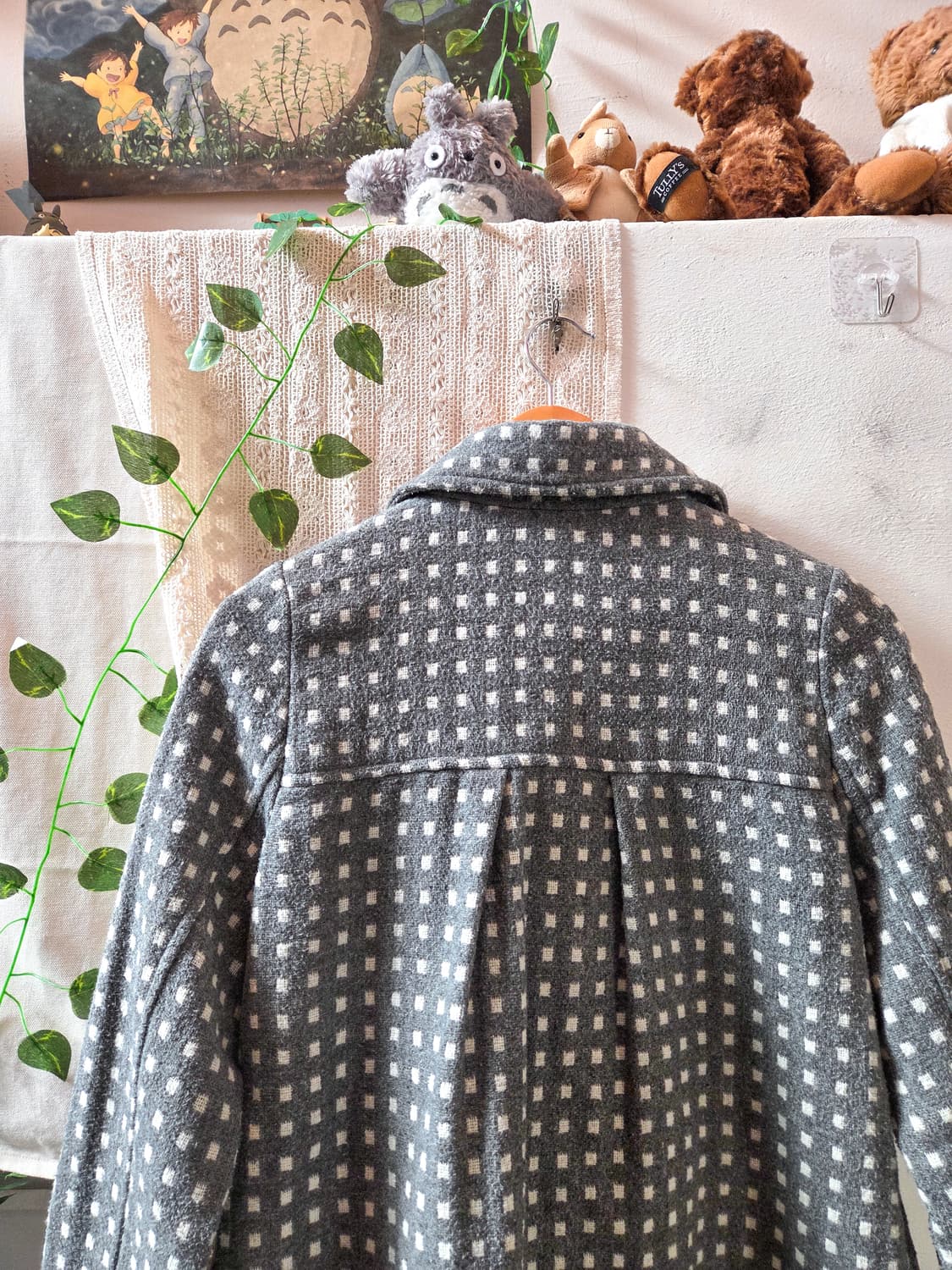 그레이 도트 코트 상품이미지5