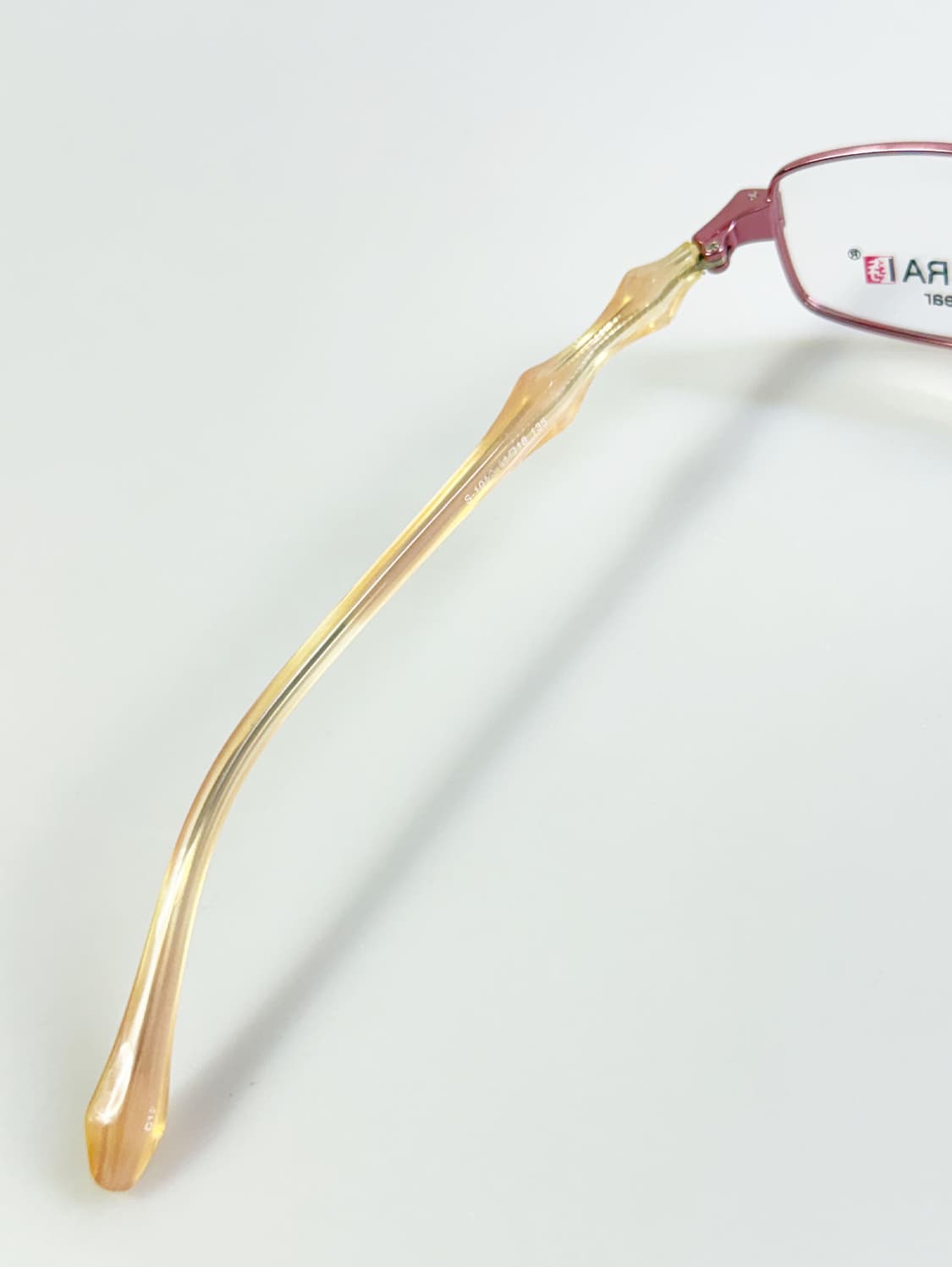 SAMURAI EYEWEAR 핑크 슬림 스퀘어 메탈 빈티지 안경 상품이미지7