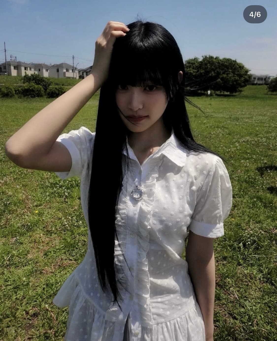 배포! 쿠키시 Ruffle short sleeve blouses 상품이미지1