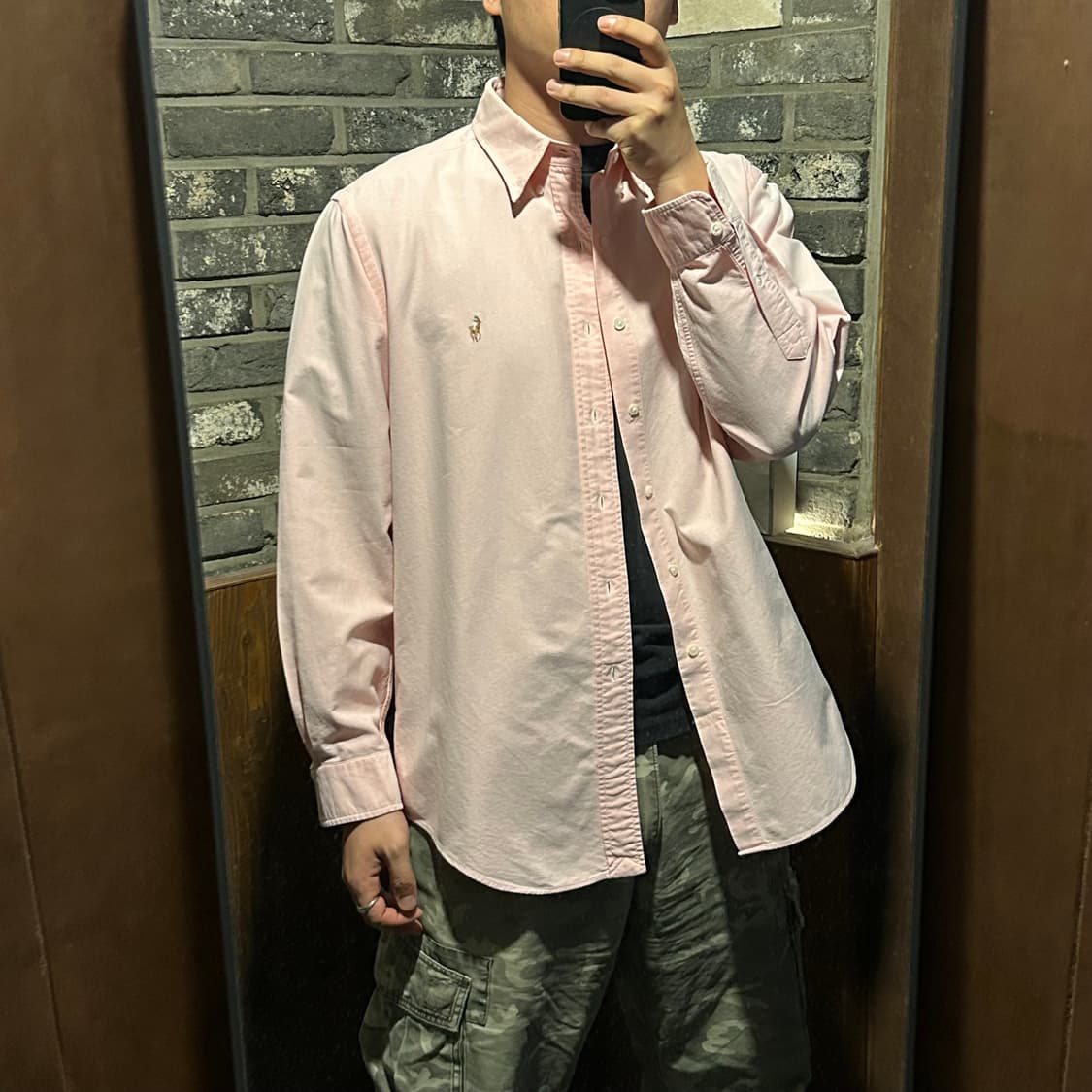 L) 폴로 랄프로렌 클래식 옥스포드 셔츠 핑크 상품이미지7