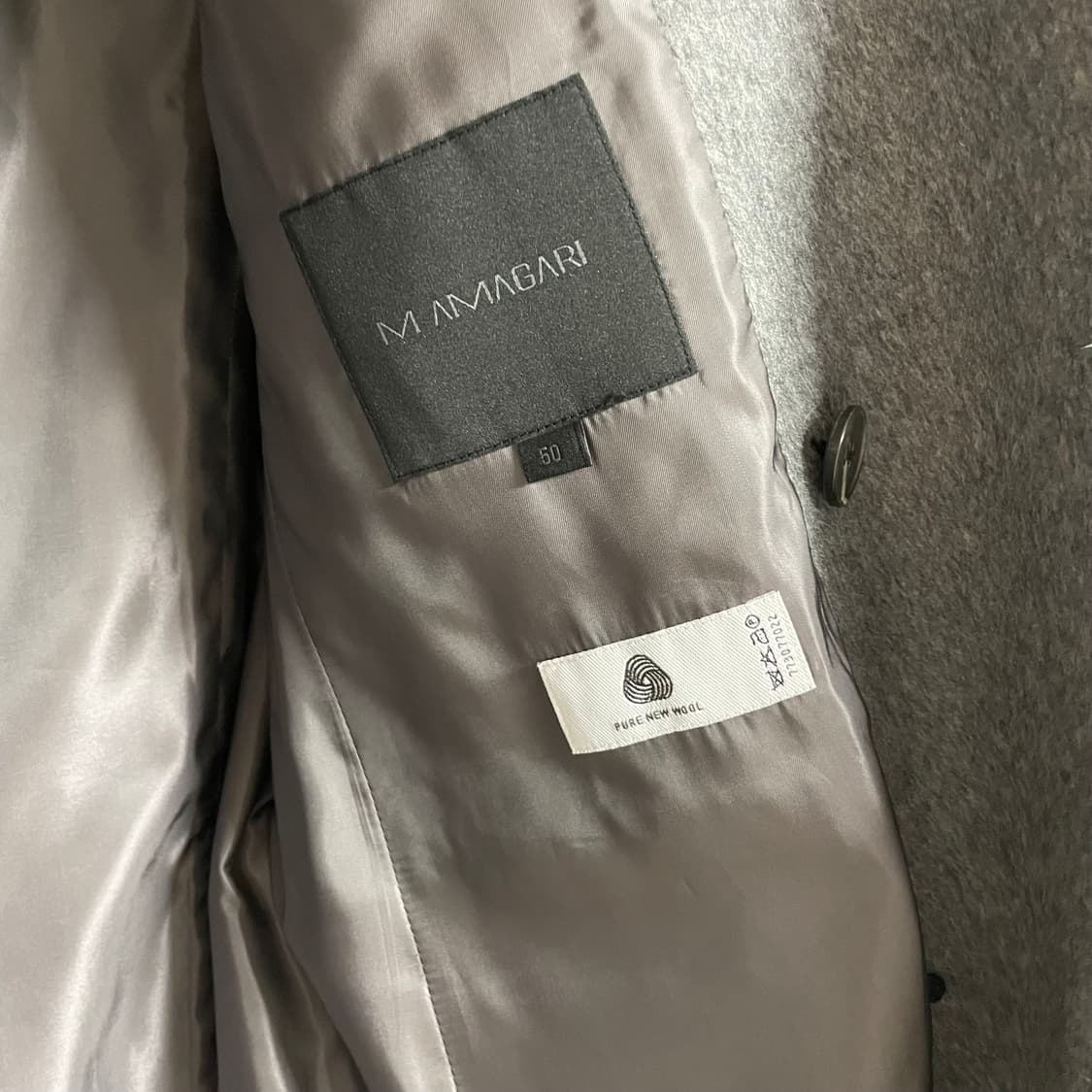 (50) 마마가리 컬렉션무드 더블코트 그레이 상품이미지2