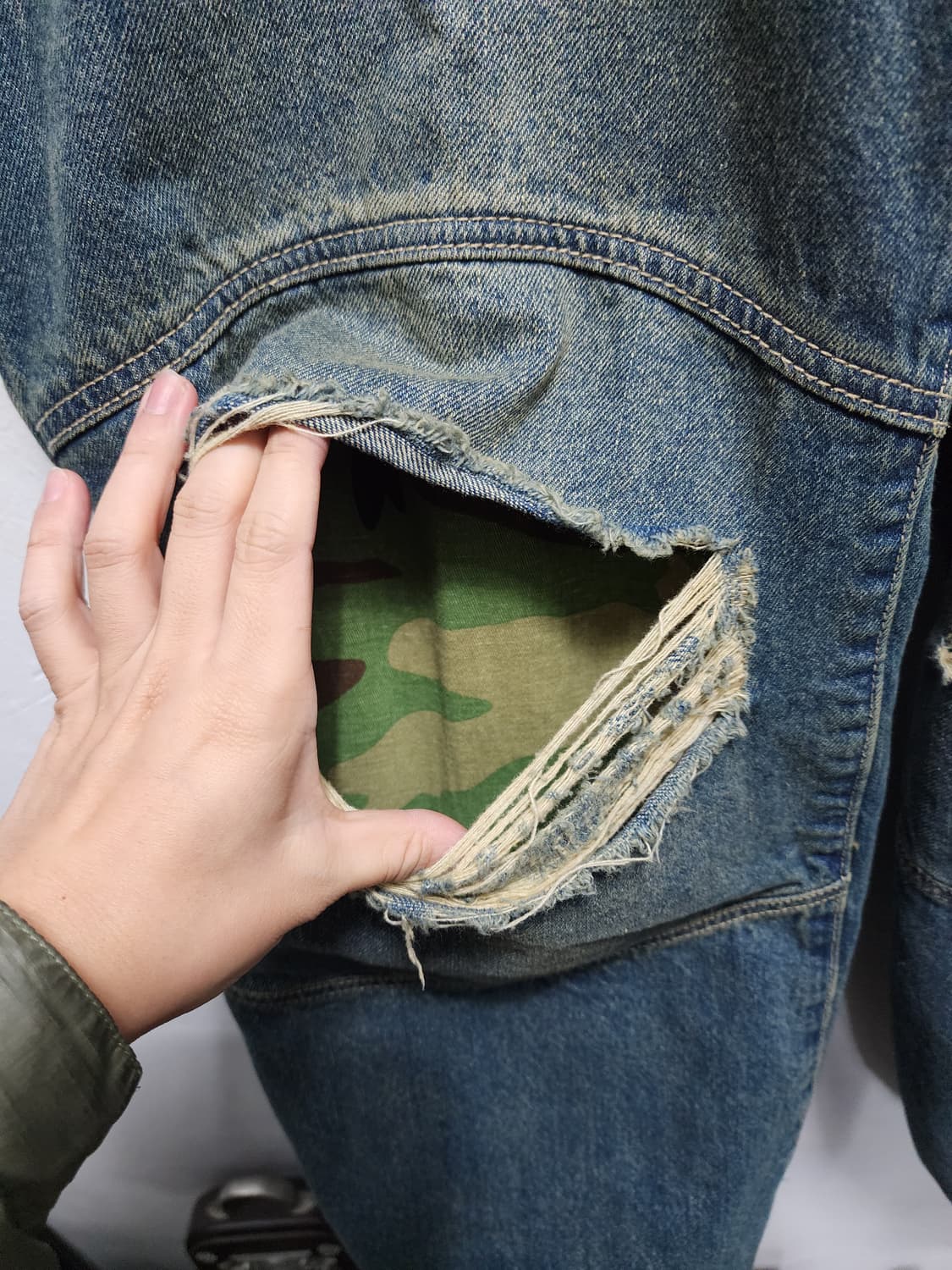 낫포너드 더블니 카모플라쥬 벌룬팬츠 상품이미지5