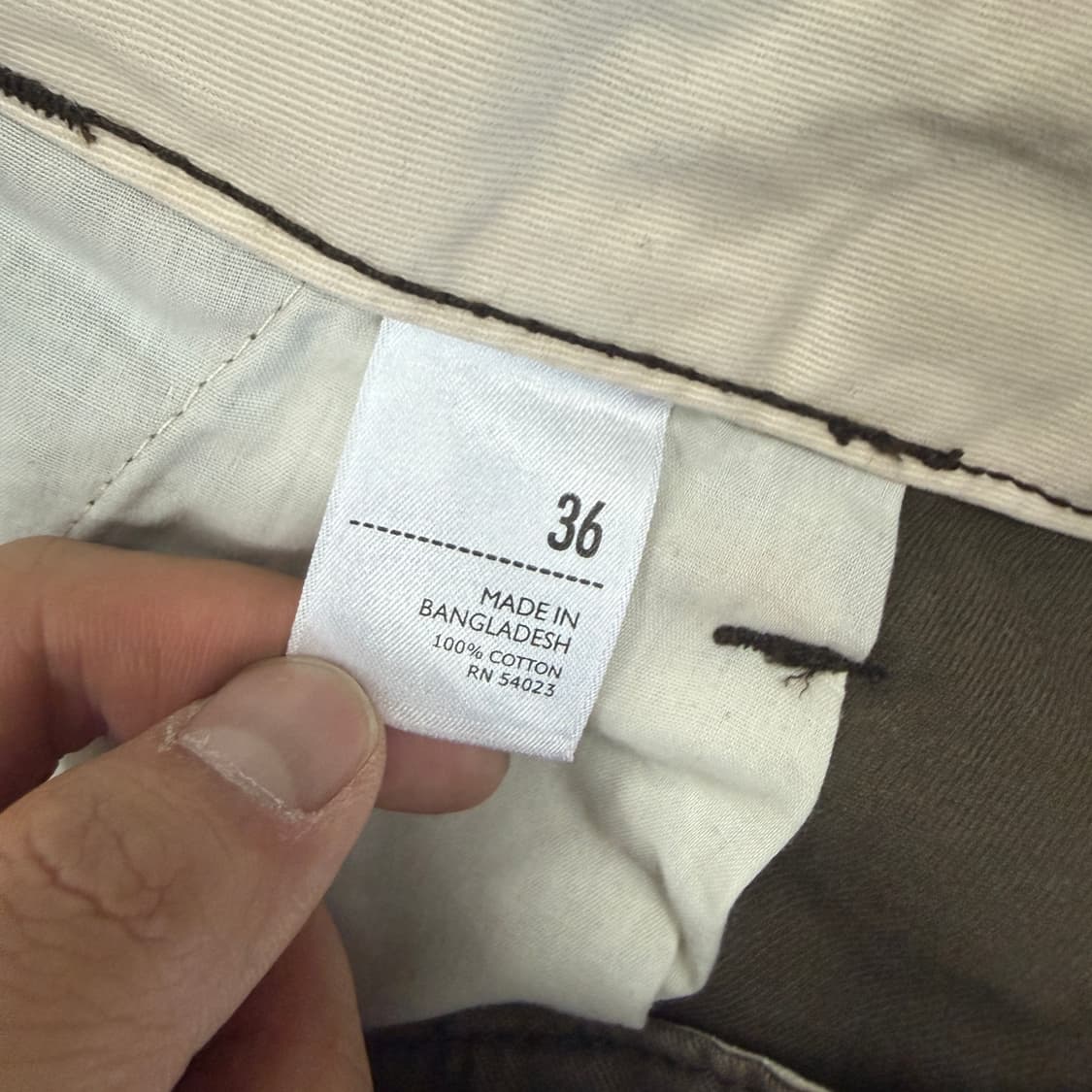 (36)올드네이비 oldnavy 코튼 카고팬츠(브라운,빅사이즈) 상품이미지3