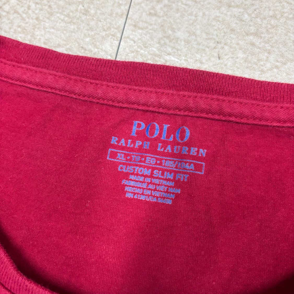 폴로 랄프로렌 빅로고 패치 반팔티 상품이미지3