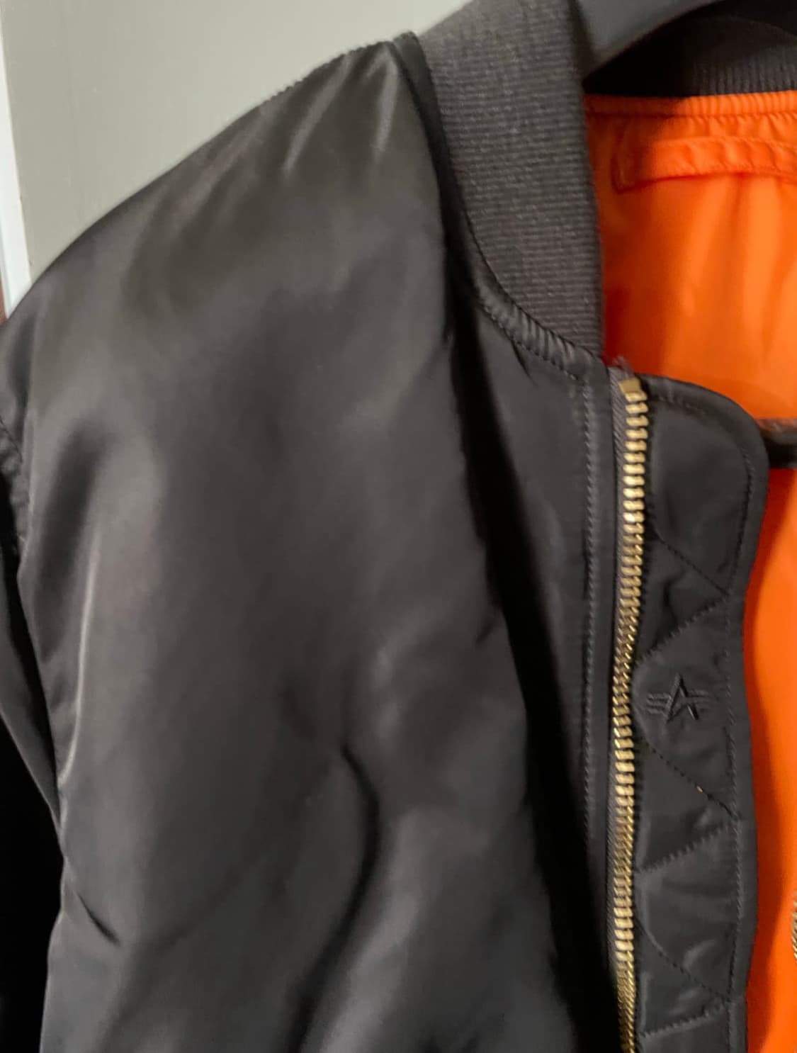 알파인더스트리 항공점퍼 ma-1 블랙 M 상품이미지6